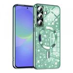Laptop, Telefoane si Tablete - Telefoane mobile si accesorii - Accesorii Telefoane - Huse telefoane - Husa MagSafe pentru Samsung Galaxy A56 A566 / A36 A366, Techsuit, Luxury Glitter, Verde Deschis - Infinity.ro