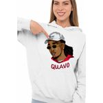 Fashion, accesorii si bijuterii - Femei - Imbracaminte femei - Hanorace femei - Hanorac Femei Quavo Culture Trap Rap Music, alb, marime 2XL - Infinity.ro