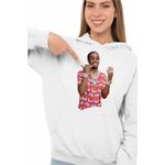 Fashion, accesorii si bijuterii - Femei - Imbracaminte femei - Hanorace femei - Hanorac Femei Quavo Greatness Trap, alb, marime 2XL - Infinity.ro