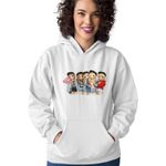 Fashion, accesorii si bijuterii - Femei - Imbracaminte femei - Hanorace femei - Hanorac Femei Red Velvet Cartoon Chibi Kpop, alb, marime 2XL - Infinity.ro