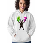 Fashion, accesorii si bijuterii - Femei - Imbracaminte femei - Hanorace femei - Hanorac Femei Roblox 99 Nights in the Forest Roblox, alb, marime 2XL - Infinity.ro