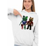 Fashion, accesorii si bijuterii - Femei - Imbracaminte femei - Hanorace femei - Hanorac Femei Robby Doggy Roblox Piggy Pigy, alb, marime 2XL - Infinity.ro