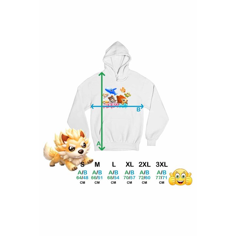 Fashion, accesorii si bijuterii - Femei - Imbracaminte femei - Hanorace femei - Hanorac Femei Roblox Adopt Me Arici Balena, alb, marime 2XL - Infinity.ro