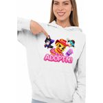 Fashion, accesorii si bijuterii - Femei - Imbracaminte femei - Hanorace femei - Hanorac Femei Roblox Adopt Me Puppy, alb, marime 2XL - Infinity.ro