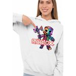 Fashion, accesorii si bijuterii - Femei - Imbracaminte femei - Hanorace femei - Hanorac Femei Roblox Gamer, alb, marime 2XL - Infinity.ro