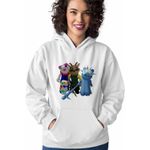 Fashion, accesorii si bijuterii - Femei - Imbracaminte femei - Hanorace femei - Hanorac Femei Roblox Piggy Frostiggy, alb, marime 2XL - Infinity.ro