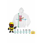 Fashion, accesorii si bijuterii - Femei - Imbracaminte femei - Hanorace femei - Hanorac Femei Roblox Piggy Pigy, alb, marime 2XL - Infinity.ro