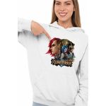 Fashion, accesorii si bijuterii - Femei - Imbracaminte femei - Hanorace femei - Hanorac Femei Runeterra Jinx Vi Arcane, alb, marime 2XL - Infinity.ro