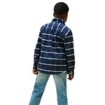 Fashion, accesorii si bijuterii - Copii - Imbracaminte copii - Bluze si camasi copii - Camasa baieti Tommy Hilfiger KB0KB10096T 10 ani 140 CM Albastru - Infinity.ro