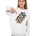 Fashion, accesorii si bijuterii - Femei - Imbracaminte femei - Hanorace femei - Hanorac Femei Seventeen Merch Kpop, alb, marime 2XL - Infinity.ro