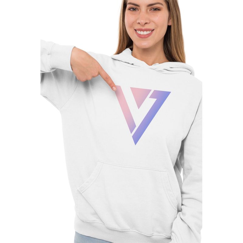 Fashion, accesorii si bijuterii - Femei - Imbracaminte femei - Hanorace femei - Hanorac Femei Seventeen Kpop Mingyu Merch, alb, marime 2XL - Infinity.ro