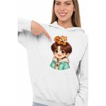 Fashion, accesorii si bijuterii - Femei - Imbracaminte femei - Hanorace femei - Hanorac Femei Shinee Minhe Chibi Kpop, alb, marime 2XL - Infinity.ro