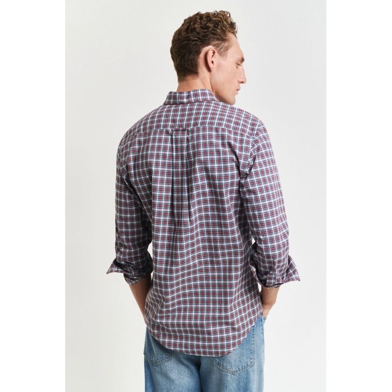 Fashion, accesorii si bijuterii - Barbati - Imbracaminte - Camasi barbati - Camasa barbateasca Gant Regular Fit 3250002 Multicolor 2XL INTL - Infinity.ro