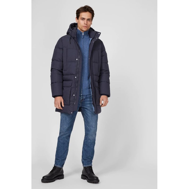 Fashion, accesorii si bijuterii - Barbati - Imbracaminte - Jachete si geci barbati - Geaca barbati cu puf Gant 7006104 Bleumarin 3XL INTL - Infinity.ro