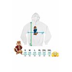 Fashion, accesorii si bijuterii - Femei - Imbracaminte femei - Hanorace femei - Hanorac Femei Simon Alvin Alvinnn Veverita, alb, marime 2XL - Infinity.ro