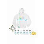 Fashion, accesorii si bijuterii - Femei - Imbracaminte femei - Hanorace femei - Hanorac Femei Six Seven Aura Energy 67, alb, marime 2XL - Infinity.ro