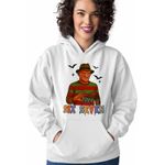 Fashion, accesorii si bijuterii - Femei - Imbracaminte femei - Hanorace femei - Hanorac Femei Six Seven Freddy Krueger 67 Halloween, alb, marime 2XL - Infinity.ro