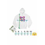 Fashion, accesorii si bijuterii - Femei - Imbracaminte femei - Hanorace femei - Hanorac Femei Six Seven Formula Matematica Ciocolata, alb, marime 2XL - Infinity.ro