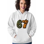 Fashion, accesorii si bijuterii - Femei - Imbracaminte femei - Hanorace femei - Hanorac Femei Six Seven Halloween Dovleac 6 7 Horror, alb, marime 2XL - Infinity.ro