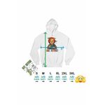 Fashion, accesorii si bijuterii - Femei - Imbracaminte femei - Hanorace femei - Hanorac Femei Six Seven Horror Chucky 67 Halloween, alb, marime 2XL - Infinity.ro