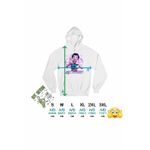 Fashion, accesorii si bijuterii - Femei - Imbracaminte femei - Hanorace femei - Hanorac Femei Six Seven Huntrix Zoey 67 Demon Hunters Kpop, alb, marime 2XL - Infinity.ro