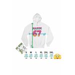 Fashion, accesorii si bijuterii - Femei - Imbracaminte femei - Hanorace femei - Hanorac Femei Six Seven Mason Creme Ciocolata 67, alb, marime 2XL - Infinity.ro
