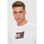 Fashion, accesorii si bijuterii - Barbati - Imbracaminte - Tricouri si bluze barbati - Tricou barbati Tommy Jeans DM0DM18528 S INTL Alb - Infinity.ro