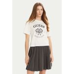 Fashion, accesorii si bijuterii - Femei - Imbracaminte femei - Tricouri si topuri femei - Tricou dama Guess V5GI04 XS INTL Alb - Infinity.ro