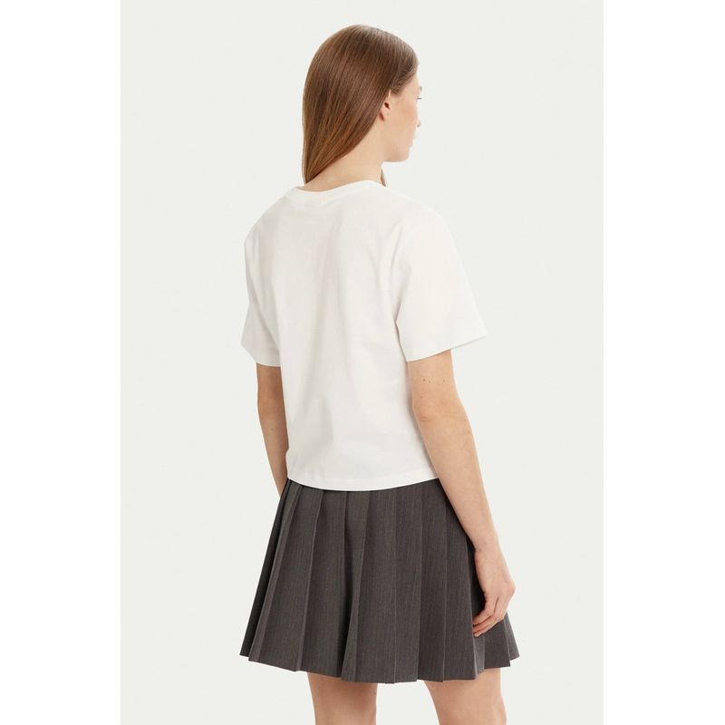 Fashion, accesorii si bijuterii - Femei - Imbracaminte femei - Tricouri si topuri femei - Tricou dama Guess V5GI04 XS INTL Alb - Infinity.ro
