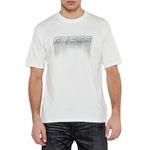 Fashion, accesorii si bijuterii - Barbati - Imbracaminte - Tricouri si bluze barbati - Tricou cu logo barbati Guess Z5RI11 S INTL Alb - Infinity.ro