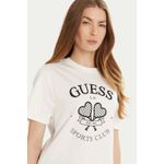 Fashion, accesorii si bijuterii - Femei - Imbracaminte femei - Tricouri si topuri femei - Tricou dama Guess V5GI04 XS INTL Alb - Infinity.ro