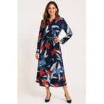 Fashion, accesorii si bijuterii - Femei - Imbracaminte femei - Rochii femei - Rochie dama Guess Q3BK27 S INTL Multicolor - Infinity.ro