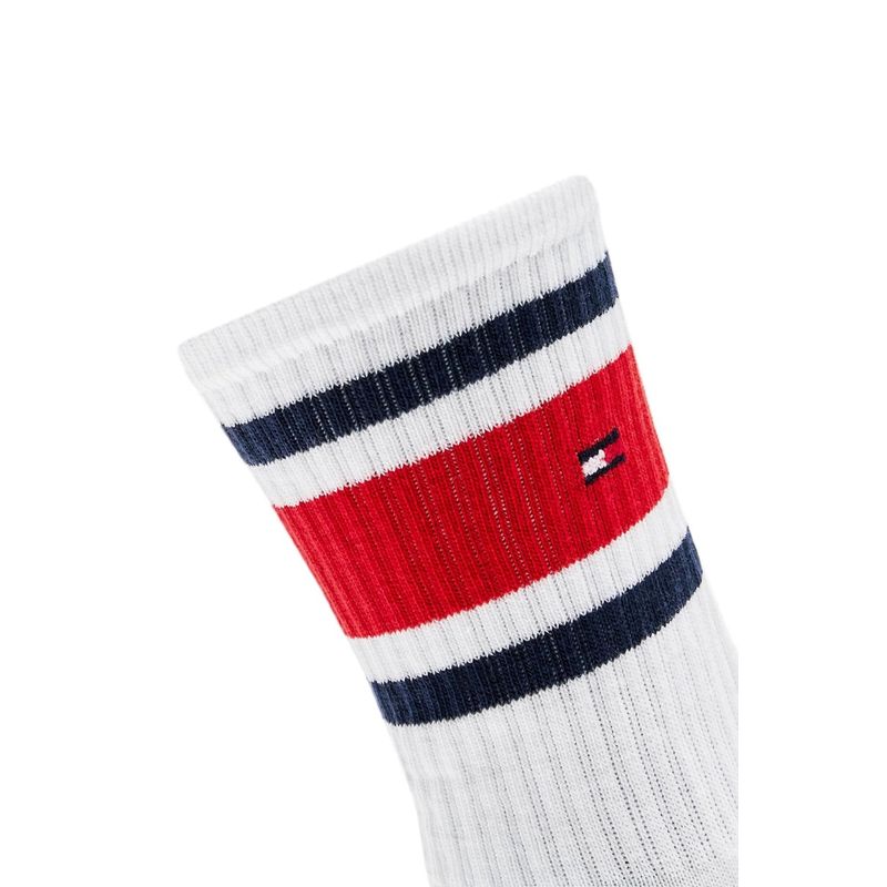 Fashion, accesorii si bijuterii - Femei - Lenjerie si pijamale femei - Sosete si ciorapi femei - Set 2 perechi sosete lungi Tommy Hilfiger 701229942 39-42 EU Alb - Infinity.ro