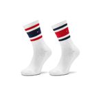 Fashion, accesorii si bijuterii - Femei - Lenjerie si pijamale femei - Sosete si ciorapi femei - Set 2 perechi sosete lungi Tommy Hilfiger 701229942 39-42 EU Alb - Infinity.ro