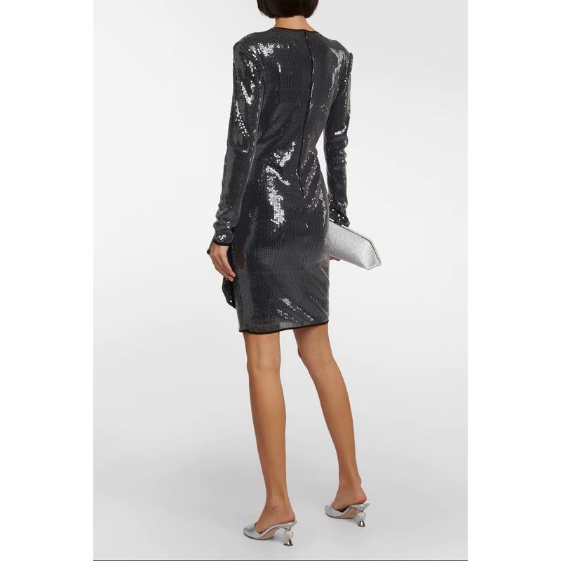 Fashion, accesorii si bijuterii - Femei - Imbracaminte femei - Rochii femei - Rochie Guess margot din paiete - Infinity.ro
