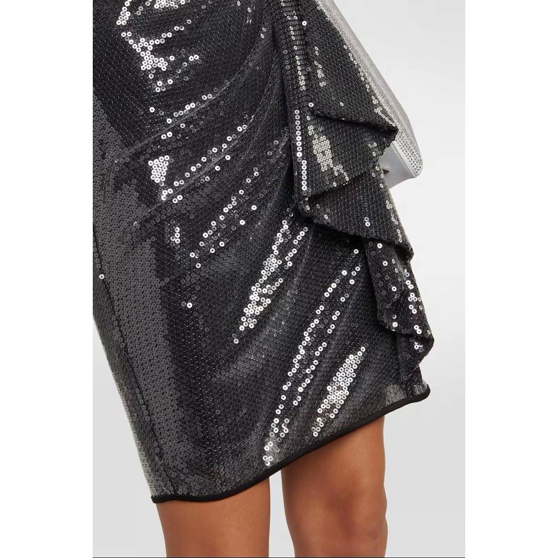 Fashion, accesorii si bijuterii - Femei - Imbracaminte femei - Rochii femei - Rochie Guess margot din paiete - Infinity.ro