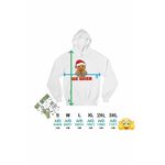 Fashion, accesorii si bijuterii - Femei - Imbracaminte femei - Hanorace femei - Hanorac Femei Six Seven Omul de Turta Dulce Craciun, alb, marime 2XL - Infinity.ro