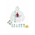 Fashion, accesorii si bijuterii - Femei - Imbracaminte femei - Hanorace femei - Hanorac Femei Six Seven Spiderman 67 Marvel Superhero, alb, marime 2XL - Infinity.ro