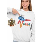 Fashion, accesorii si bijuterii - Femei - Imbracaminte femei - Hanorace femei - Hanorac Femei Six Seven Strumful Istet Strumfii 67, alb, marime 2XL - Infinity.ro