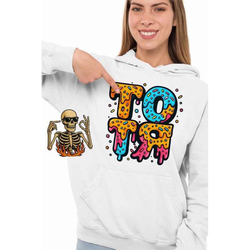 Fashion, accesorii si bijuterii - Femei - Imbracaminte femei - Hanorace femei - Hanorac Femei Six Seven Totr 67 Marvel Superhero, alb, marime 2XL - Infinity.ro