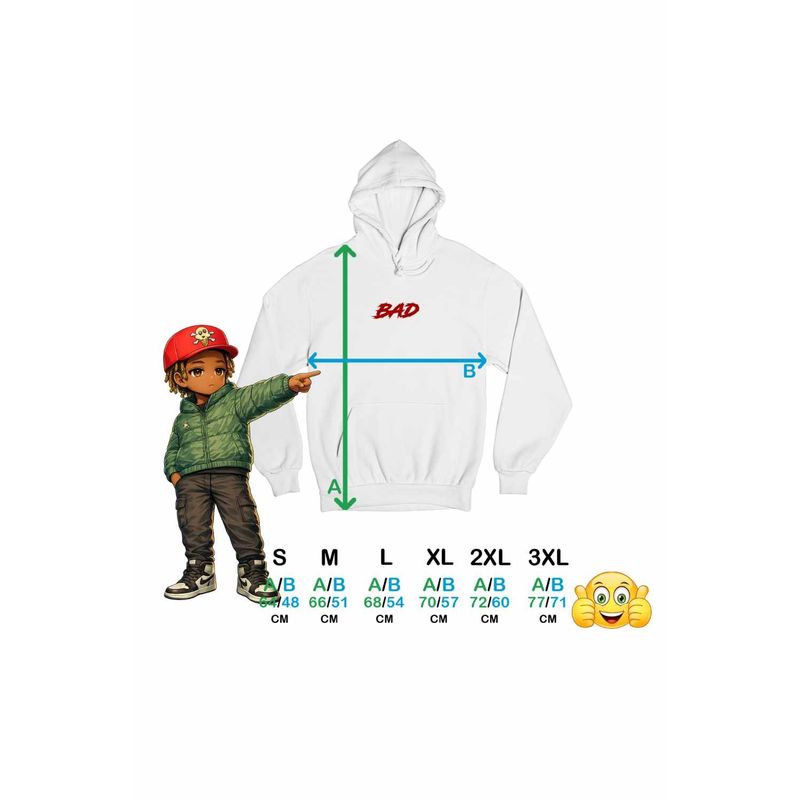 Fashion, accesorii si bijuterii - Femei - Imbracaminte femei - Hanorace femei - Hanorac Femei Ski Mask Bad Rapper, alb, marime 2XL - Infinity.ro