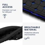PC, gaming si accesorii - Periferice PC - Accesorii hard disk-uri externe - Husa SSD Kwmobile pentru Samsung Portable SSD T7 Shield, silicon, negru, protectie la zgarieturi - Infinity.ro