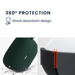 TV, Audio-Video si Foto - Portabile audio - Casti audio - Husa casti Kwmobile pentru JBL Tune Buds, protectie la zgarieturi, Silicon, verde - Infinity.ro
