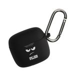TV, Audio-Video si Foto - Portabile audio - Casti audio - Husa casti Kwmobile pentru JBL Tune Flex, protectie la zgarieturi, Silicon, alb, negru - Infinity.ro