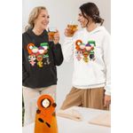 Fashion, accesorii si bijuterii - Femei - Imbracaminte femei - Hanorace femei - Hanorac Femei South Park Brainrot Capucina Bananini Ambalabu Italian, alb, marime 2XL - Infinity.ro
