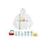 Fashion, accesorii si bijuterii - Femei - Imbracaminte femei - Hanorace femei - Hanorac Femei South Park Calugar Budist Buddha, alb, marime 2XL - Infinity.ro