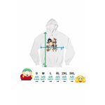 Fashion, accesorii si bijuterii - Femei - Imbracaminte femei - Hanorace femei - Hanorac Femei South Park Capucino Asasino Capucina Italia, alb, marime 2XL - Infinity.ro