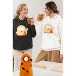 Fashion, accesorii si bijuterii - Femei - Imbracaminte femei - Hanorace femei - Hanorac Femei South Park Calugar Budist Buddha, alb, marime 2XL - Infinity.ro