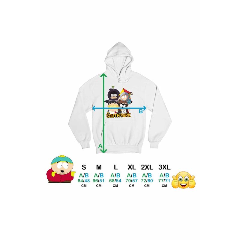 Fashion, accesorii si bijuterii - Femei - Imbracaminte femei - Hanorace femei - Hanorac Femei South Park Copilarie Colorado, alb, marime 2XL - Infinity.ro