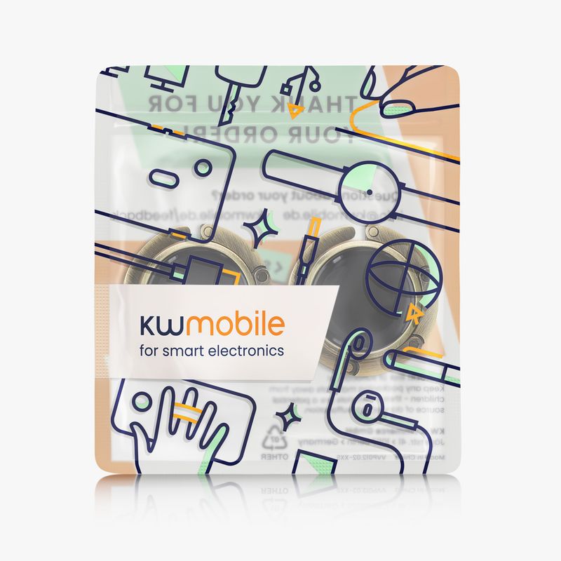 Casa si Gradina - Mobilier - Feronerie si accesorii mobila - Set 2 carlige de masa pentru geanta Kwmobile, inchidere magnetica, pliabile, anti-alunecare, metal, bronz - Infinity.ro